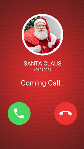 Call from Santa Claus + video call  Simulation screenshot 2