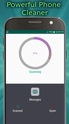 Powerful Phone Cleaner - Trash Speed Cleaner 1 تصوير الشاشة