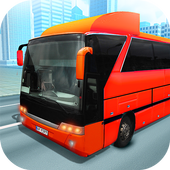 City Coach Bus Driving Simulator 2019: Bus moderno icon