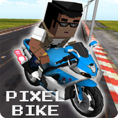 Pixel Motorcycle icon