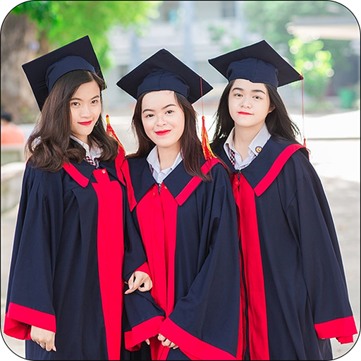 Girls College Group Photo Frames icon