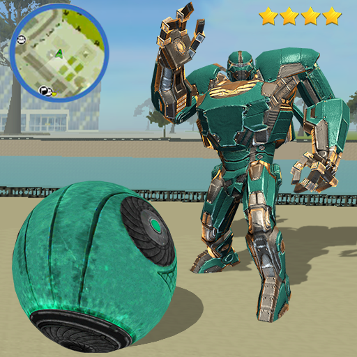 Futuristic Robot Ball Transform Battle City icon