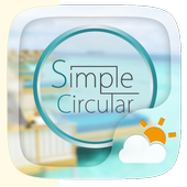 Simple Circular Weather Widget icon