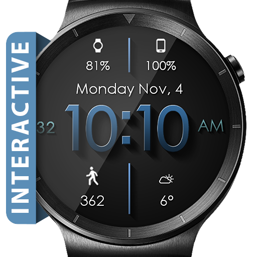 Material Shadow HD WatchFace Widget Live Wallpaper icon
