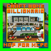 Craft Home Billionario map for MCPE icon