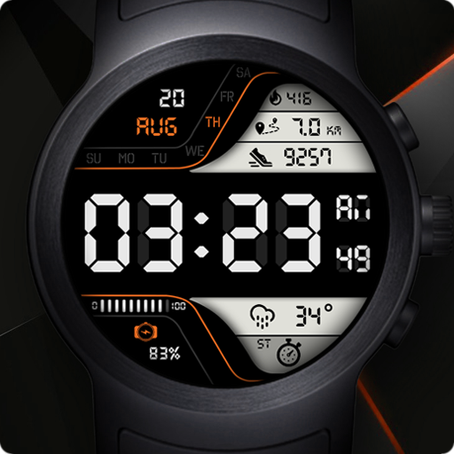 Splinter Watch Face &amp; Clock Live Wallpaper icon