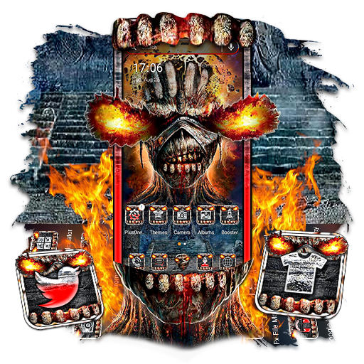 Fire Skull Theme icon