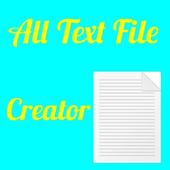 All Text File Creator icon