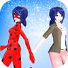 ?Ladybug & cat noir Dressup Makeup - Chic Fashion