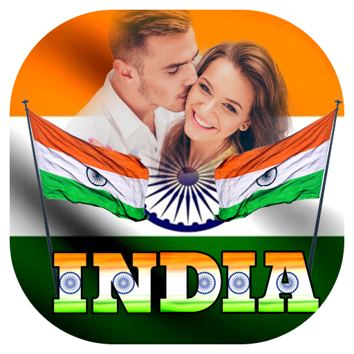 Fancy Indian Flag Letter Name Art,Photo Frames icon