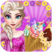 Ice Queen Making Ice Cream-Cooking Game icon