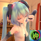 VR MMD miku cardboard google icon