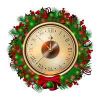 Christmas Clocks Wallpaper