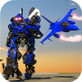 Police Robot Aircraft War icon