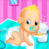 Baby Cleaning House icon