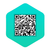 QR Scanner   Contact QR Share icon