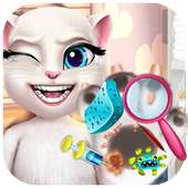 Talking Cats Hand Doctor - Hospital Game