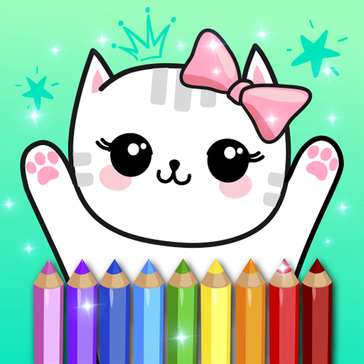 Coloring Pages Kids Games with Animation Effects icon