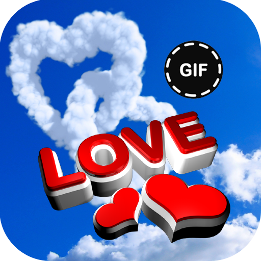 3D Love GIF icon