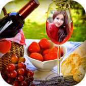 Wine Glass Photo Frames on 9Apps