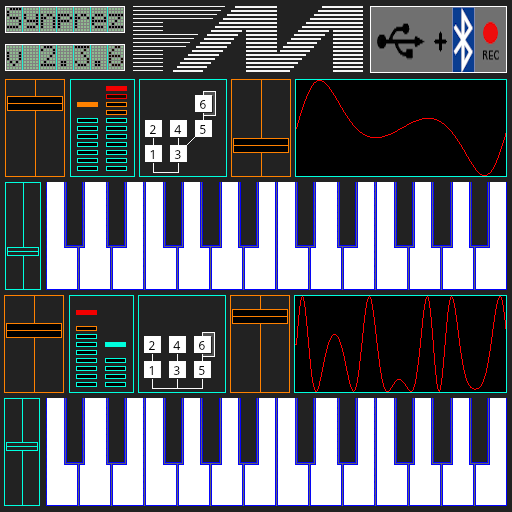 FM Synthesizer [SynprezFM II] أيقونة