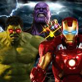 Infinity Superheroes Fighting
