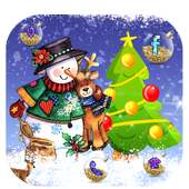 Christmas Snowman Launcher Theme Live Wallpapers