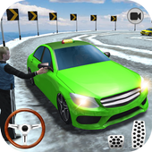 Hill Taxi Car Driving - Taxi Sim 2019 icon
