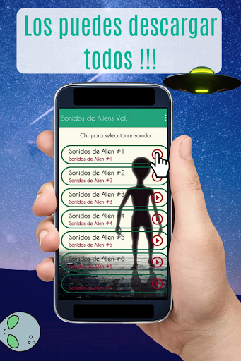 Sonidos de Aliens y OVNI para Celular gratis screenshot 2
