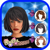 Woman Hair Style Filters for Snapchat أيقونة