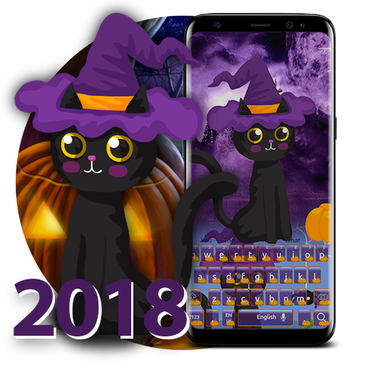 Halloween Black Cat Keyboard icon