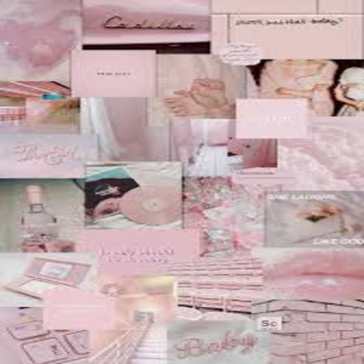 aesthetic collage wallpapers pink icon