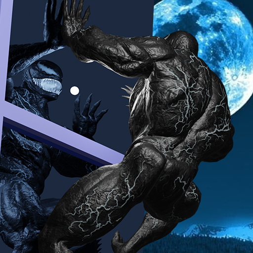 Black Spider SuperHero Alien icon