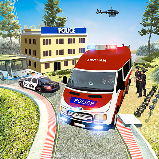 Police Van Driving Game-Police Bus Simulator game icon