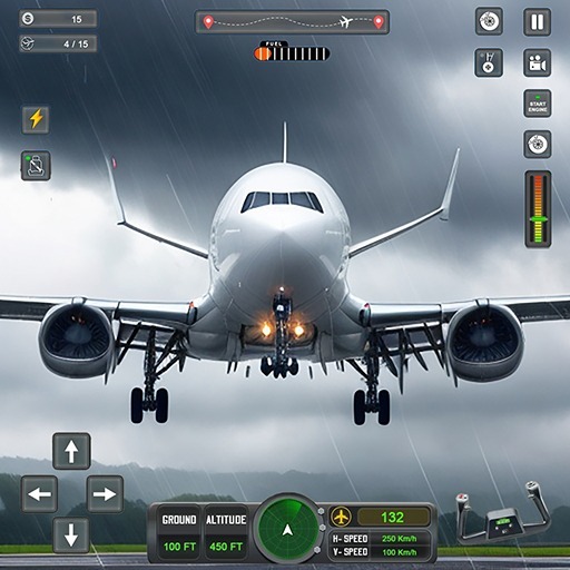 飛行機ゲーム：航空機飛行3Dシミュレータ icon