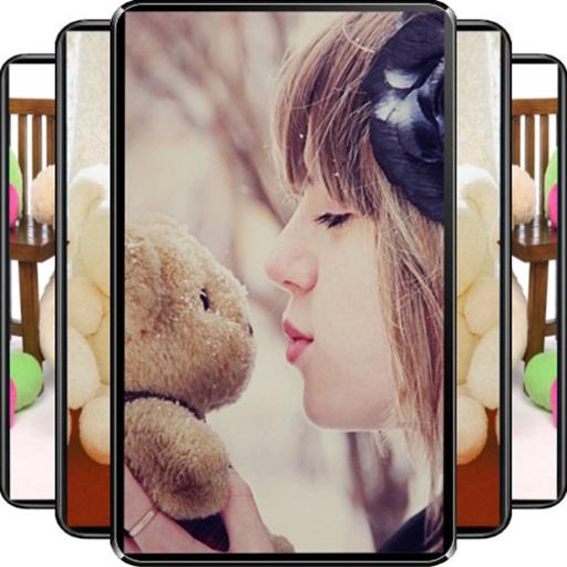 Cute Teddy Bear Wallpaper icon