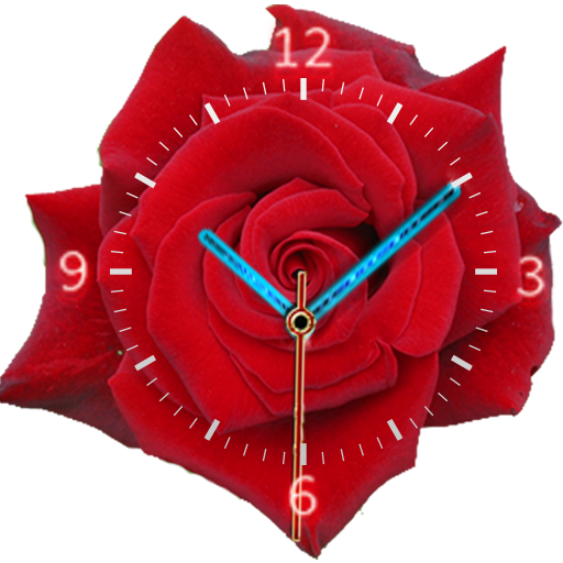 Rose Clock Live Wallpaper icon