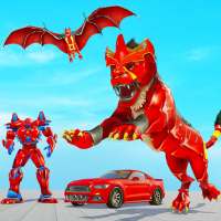 Lion Robot Car Game 2021 – Flying Bat Robot Games