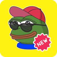 😂 Funny Pepe the Frog Stickers 🔥 WAStickerApp