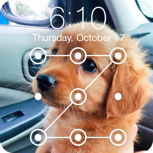 Cute Dogs Labrador HD AppLock Security icon