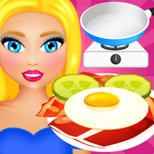 Breakfast Cooking And Serving Game icon