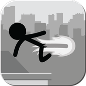 Stickman Rooftop Runner icon