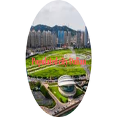 Populated city Dalian icon