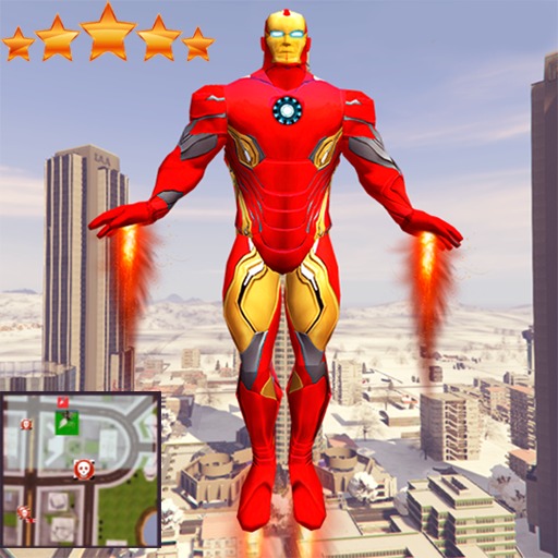 Super Iron Rush Hero City Fighting Gang Crime icon