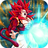 ssj goku dragon battle z fight super saiyan power icon