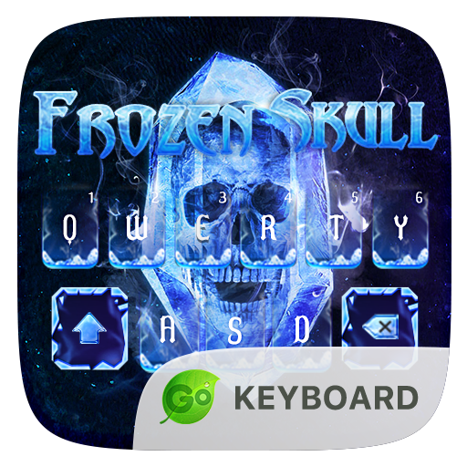 Frozen Skull  GO Keyboard  Theme icon