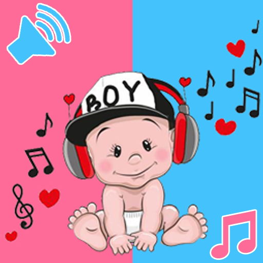 funny cute baby sound icon