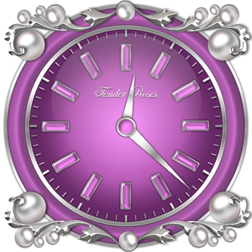 Tender Roses Clock Widget icon