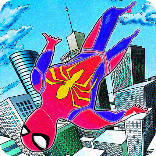 Spider Rope Crime Man icon
