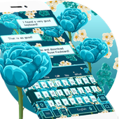 Blue Rose Keyboard Theme icon